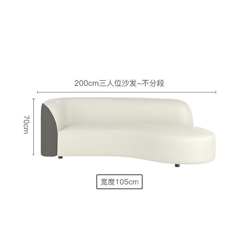 速发简约沙发组厅茶几客合套装家具小形科技布弧户型时尚沙发单人