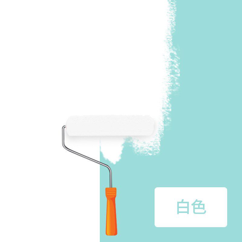 速发乳胶漆白色墙漆室内自无味墙白漆家用内墙面漆彩色墙漆涂料防