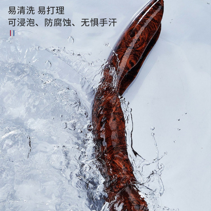 速发汽车方向盘卡套四季通用方向盘套车载仿桃木纹把套耐磨防滑助