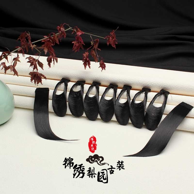 现货速发京越剧戏曲发水鬓片子花旦古装舞蹈刘海贴片戏剧水鬓发片