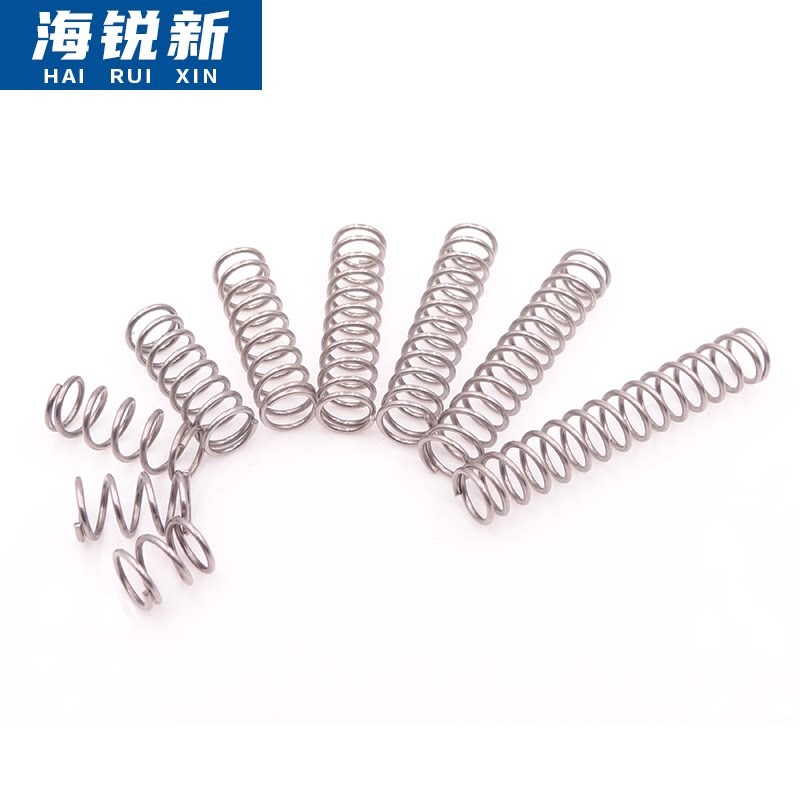速发【线径0.外径/4/5/6mm】不锈钢小弹簧压簧复位减震压缩弹簧