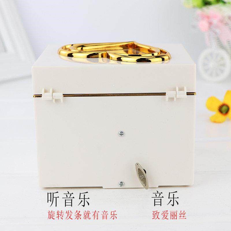 速发音乐盒八音盒生旋转跳舞孩公主首饰盒童小孩送儿童生日礼物