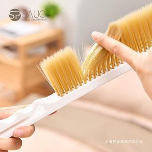 家用长柄防滑防刷静电沙发毯地床清洁窗刷除尘刷软毛刷扫床刷