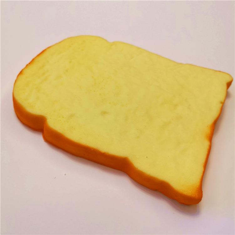 面包片假真吐司模型道具慢回弹玩具摆设装饰品