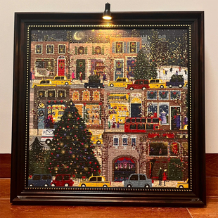 galison冬灯拼图节日之夜500片高级感成人版 life 手工玩具puzzle