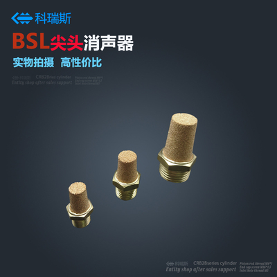 电磁阀长头消声器BSL-M5 BSL-01 BSL-02 BSL-03 BSL-04/06