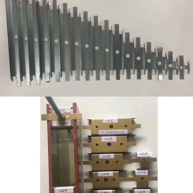 铝方通卡扣独立吊件平面墙壁卡件隐形F金属龙骨无骨方通连接件木