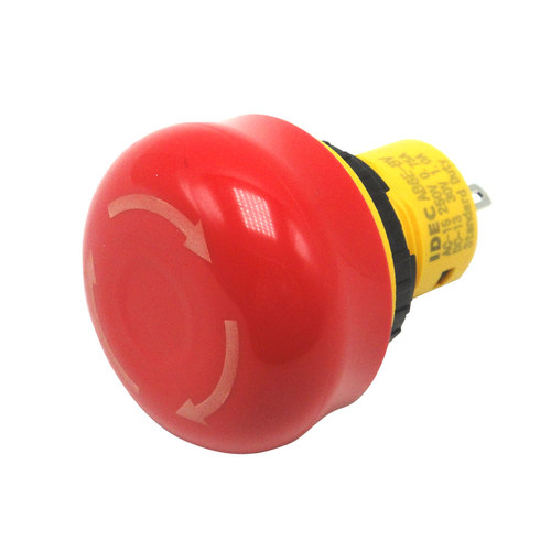 IDEC日本和泉16mm急停按钮开关AB6E-3BV01PRM 02 AB6E-BV 1常闭5A