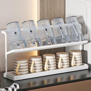 杯架子厨房玻璃水杯保温杯沥水收纳分隔置物架家用咖啡杯子晾杯架