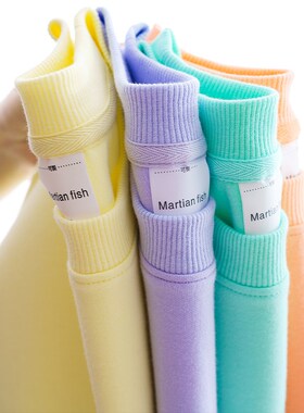 速发盐系色!00g重磅蛋黄色套头圆领卫衣初春显白袖松长宽上衣