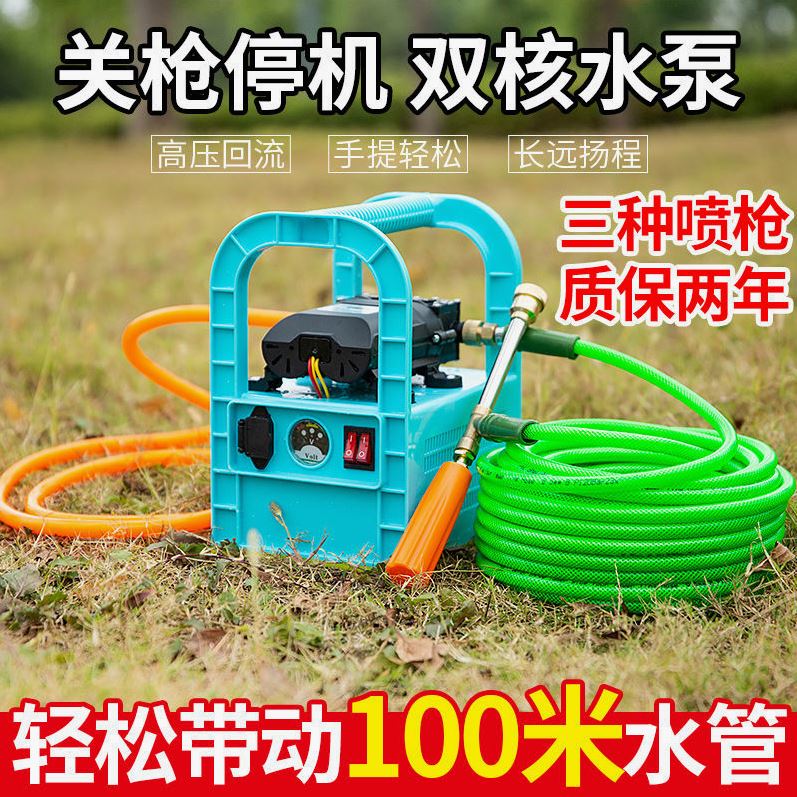 速发电动喷雾器隔提式农用充电喷功机多药能高压手膜洗车抽水