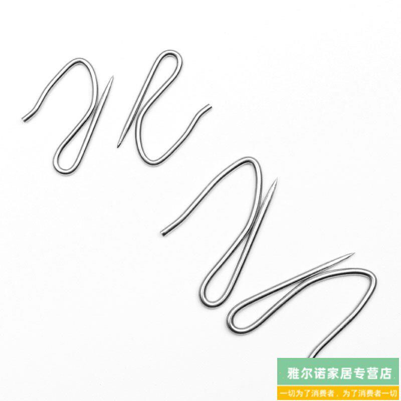 速发窗帘挂钩S钩窗帘钩不锈钢韩式S勾小尖钩大尖勾汽车窗帘钩子配