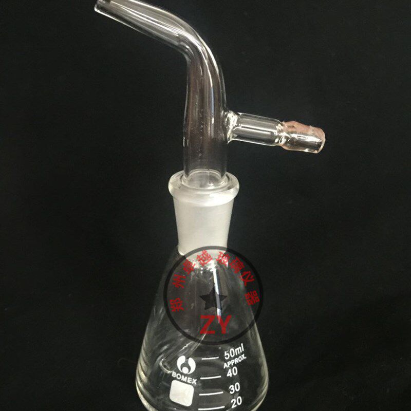 现货玻璃仪器优三角薄层喷瓶 v喷壶50ml玻璃喷瓶实验室另有100ml