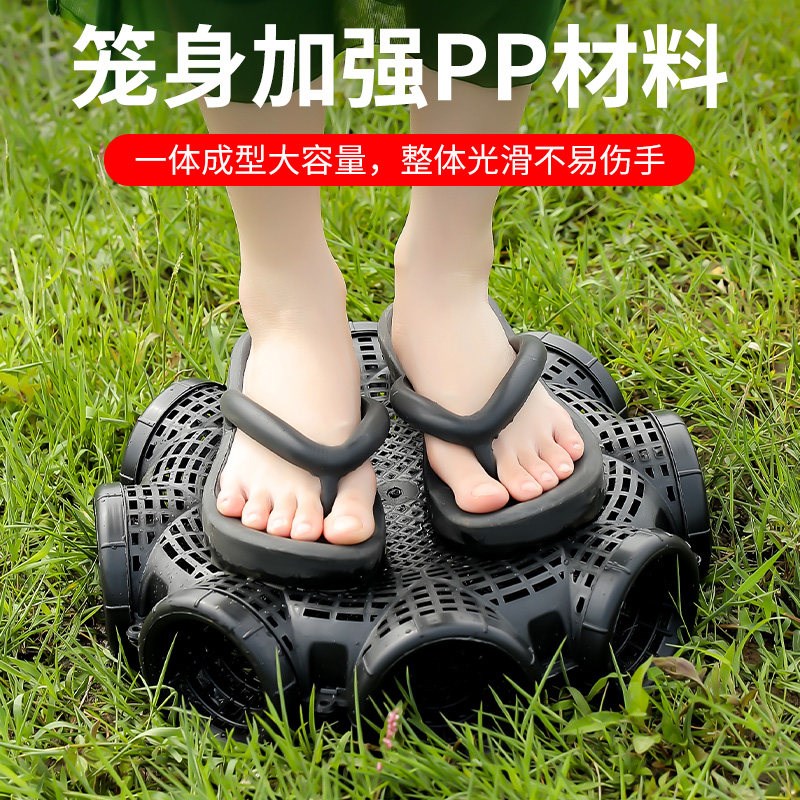 速发捕鱼笼黄鳝笼子鳝鱼泥鳅笼虾笼抓鱼笼装鱼篓捉鱼神器地网笼挂