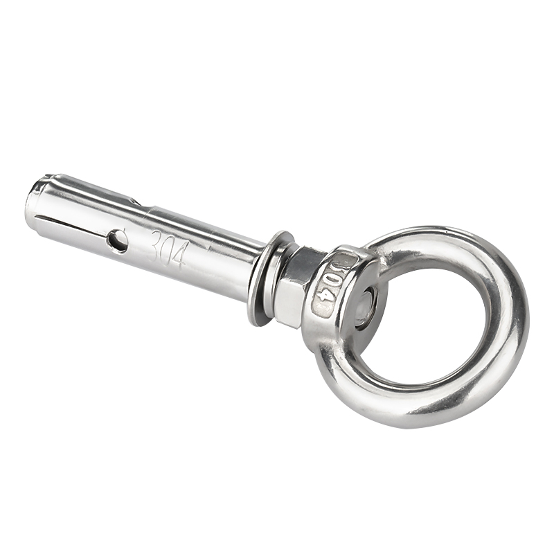 304不锈钢吊环膨胀螺丝带环带圈爆炸螺栓拉爆M6M8M10M12M14M16M20