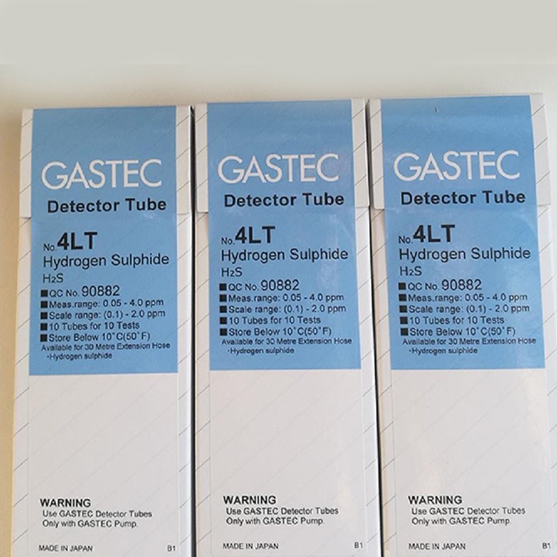 GASTEC硫化氢检测管恶臭气v体H2S浓度测定管检知管4L/4HT/4HH
