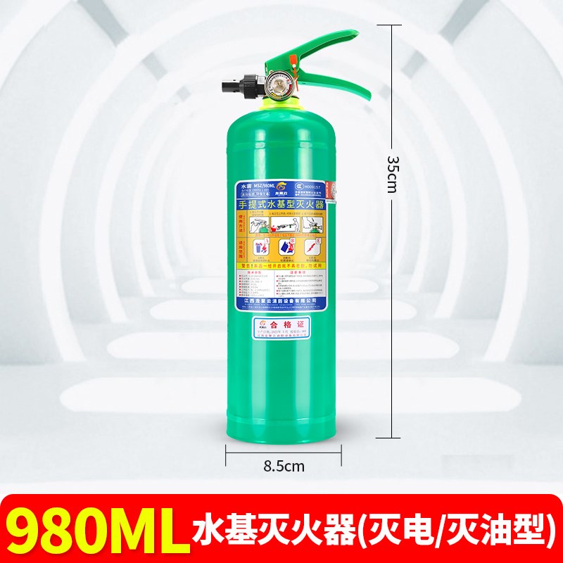 水基型灭火器车h用2公斤家用店用3升6L9L环保泡沫水基灭火消防器