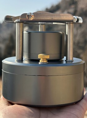 自增压酒精气化炉便携一体卡式防风烧茶露营野炊围炉煮茶户外炉子