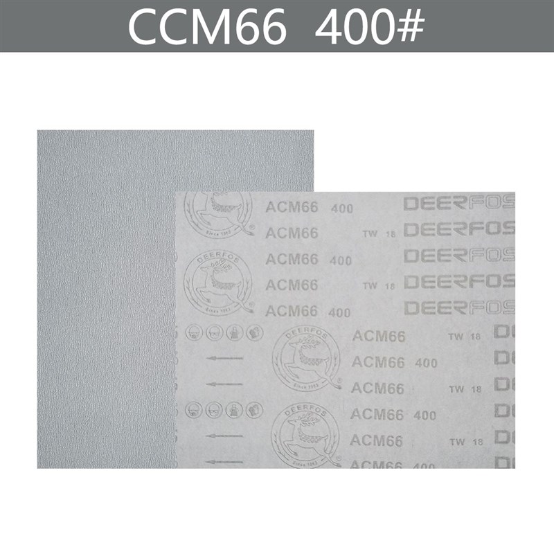 进口DEERFOS鹿牌砂纸ACM/CCM66干磨涂层沙纸木工漆面家具墙面