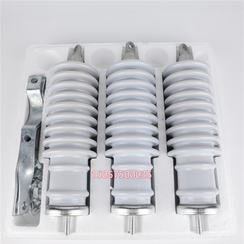 10KV压陶瓷氧化锌避雷器Y5WS-17/50户外陶瓷 瓷外套避雷器现货