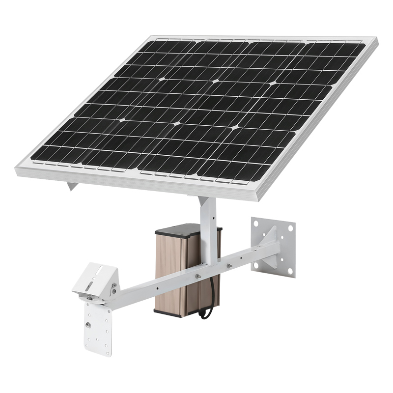 太阳能板监控供电系统70瓦30AH输出电压12V锂电池球机70瓦40AH