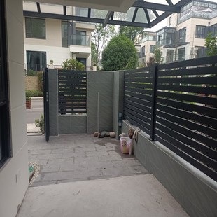 铝合金护栏围栏现代中式铝艺阳台栏杆别墅庭院户外院坝园铁艺栅栏