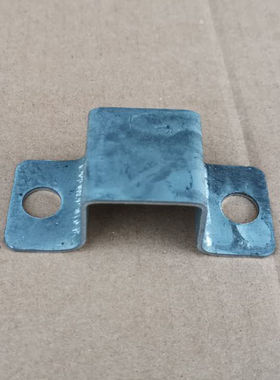 锌钢护栏紧固配件几字架护栏固定件件立柱方管免焊底座护栏快装件