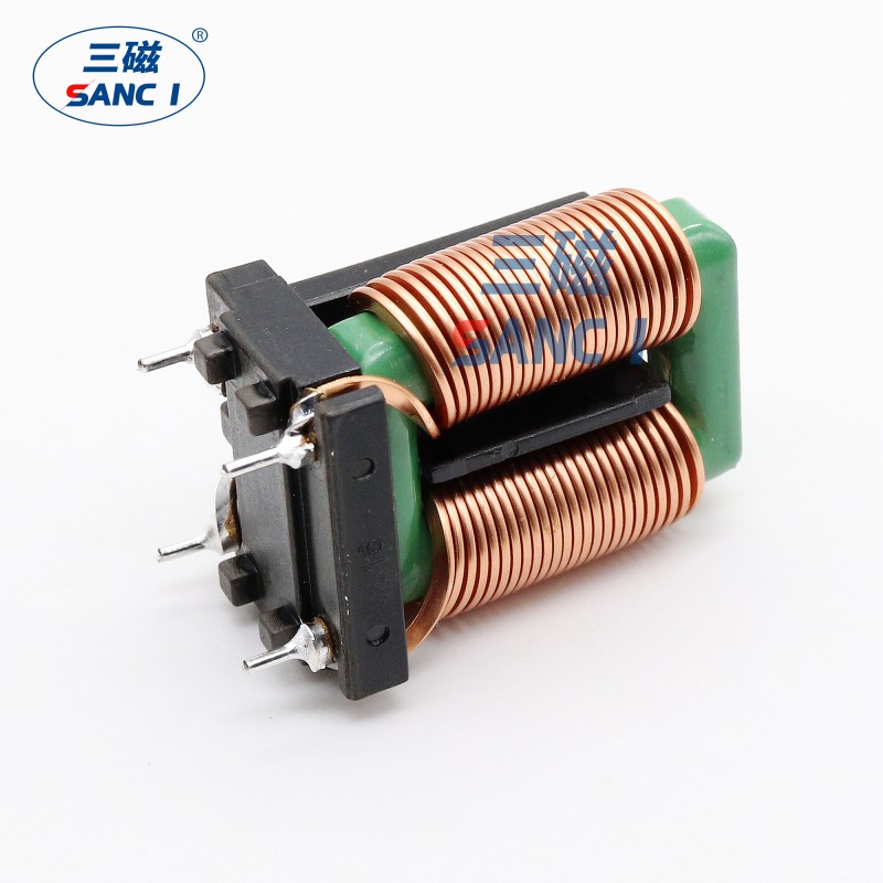 扁铜线共模电感 5mH 20A SQ3324电源滤波扁平线大电流EMI电感线圈