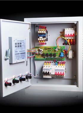 太阳能热水工程控制柜空气能热水工程220V380VPLC智能远程控制柜