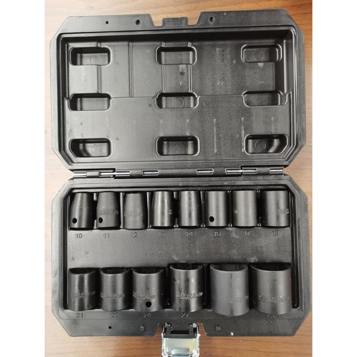 14件套1/2'' 六角冲击套筒组套10-32mm 套筒组套