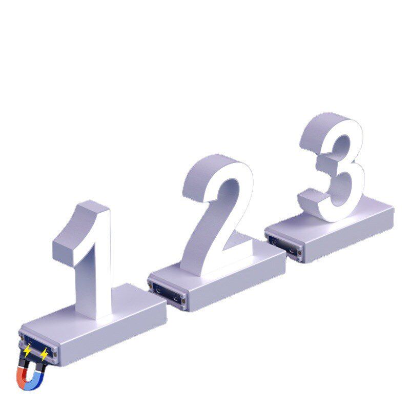 磁吸发光字/店面门头发光字220mm大写26英文字母&数字+!?%#&
