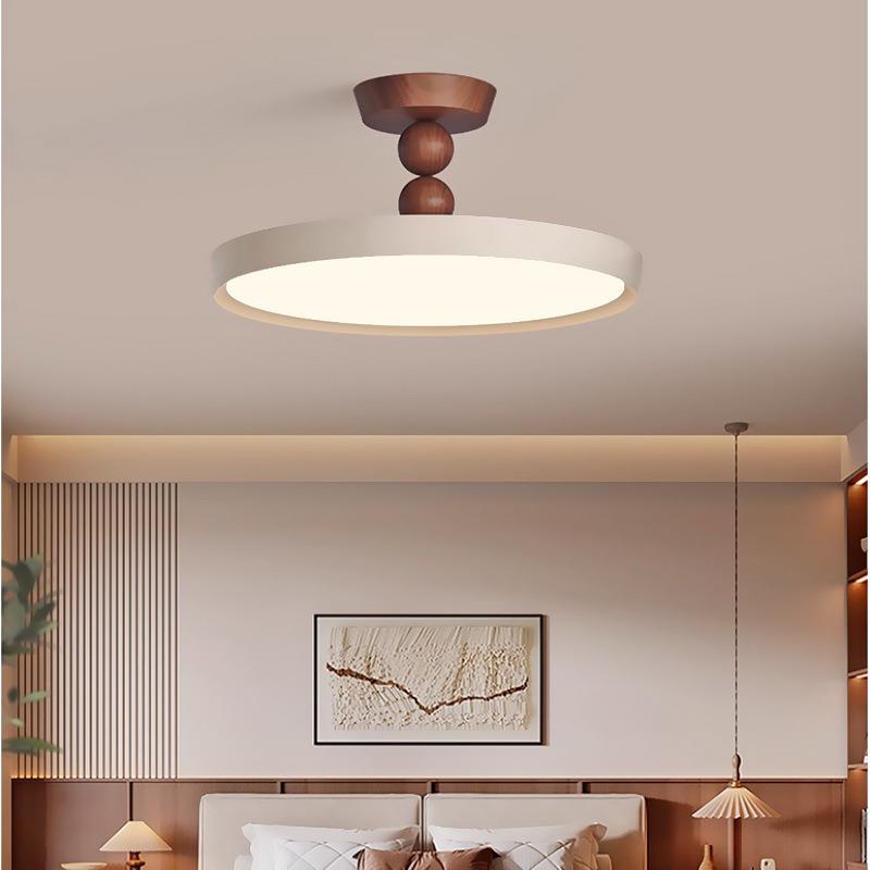 中古风覆古奶油风吸顶灯卧室书房全光谱护眼简约法式创意新款灯具