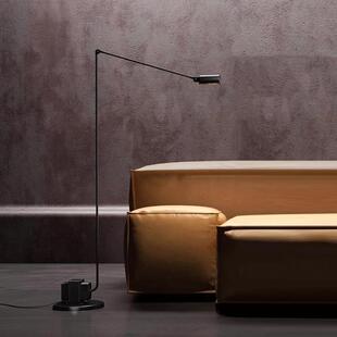 意大利Lumina落地灯设计师简约复古风客厅书房可调节摇臂阅读台灯