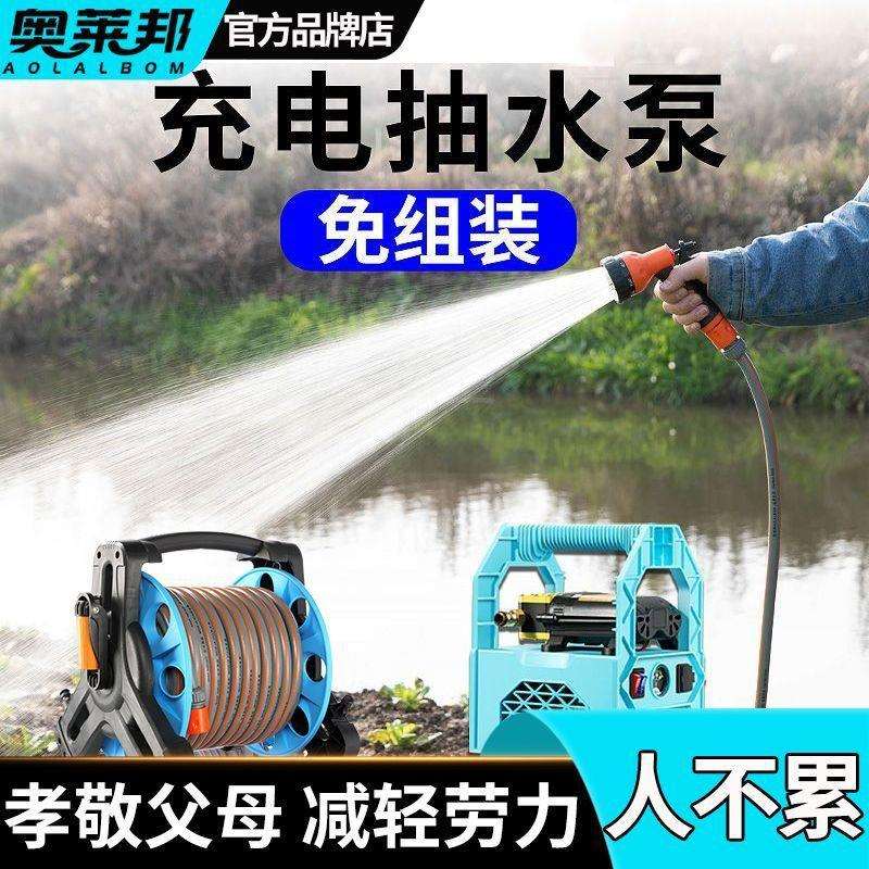 小型便携手提充电式自吸抽水泵浇菜神器浇水机户外田园农用灌溉