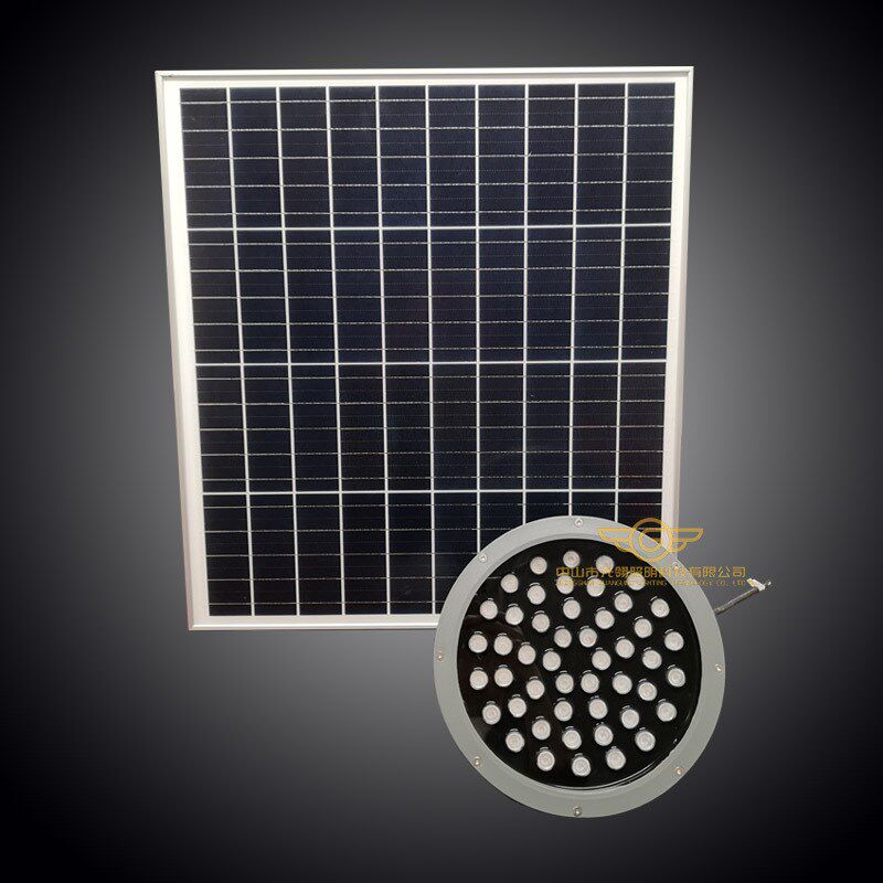 户外6瓦36W太阳能圆形LED射树灯地插灯园林投射多晶防雨加厚草坪