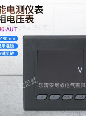 单相电压表 数显表 450V 智能电测仪表VVVV**电子高压电流表