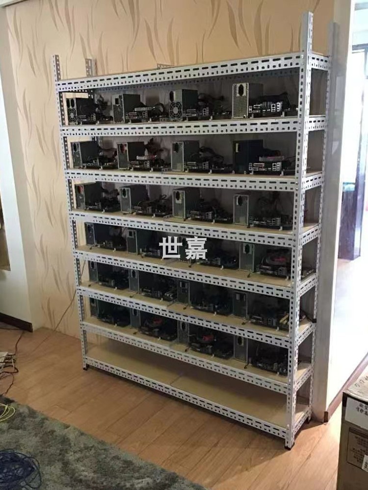 家用置物架工作室裸机机箱电脑主板架家用角钢货架搬砖主机架其他