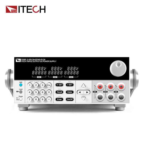 艾德克斯三通道电源IT6302可编程直流稳压电源30V/3A/90W
