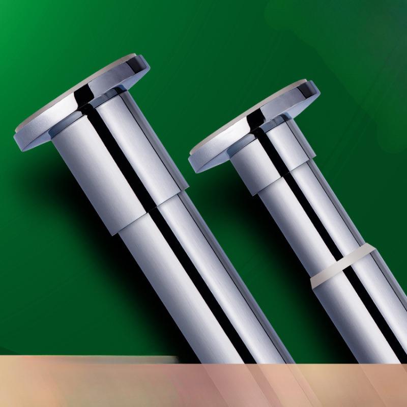 免打孔晾衣杆伸缩杆加厚不锈钢卧室窗帘杆卫生间晒衣杆浴帘杆