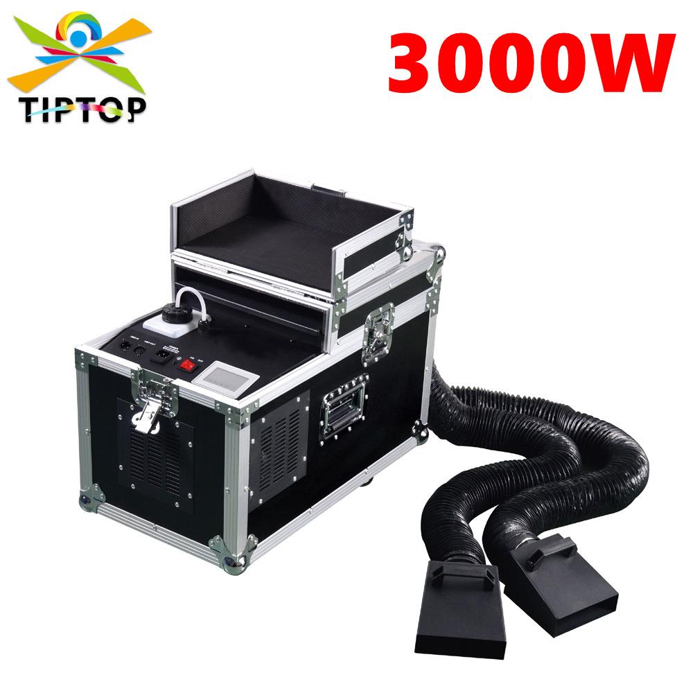 3000W舞台婚庆T台地烟机水雾机DMX512/手动/遥控 航空箱带滚轮
