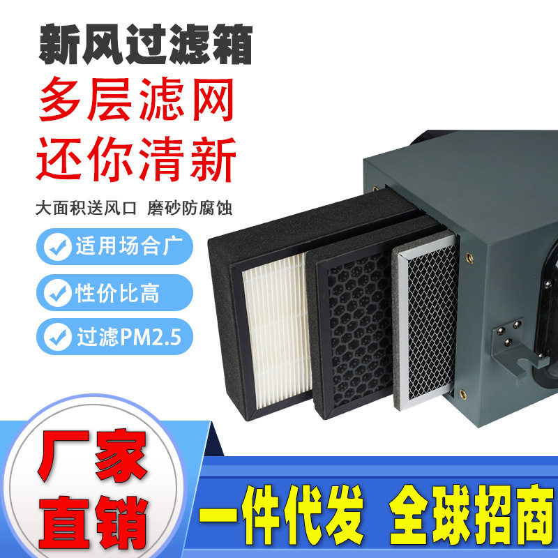 新风系统PM2.5前置净化箱
