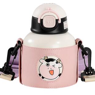 可爱316保温杯女生超萌杯子吸管值杯学生颜水杯便携高女大肚带款