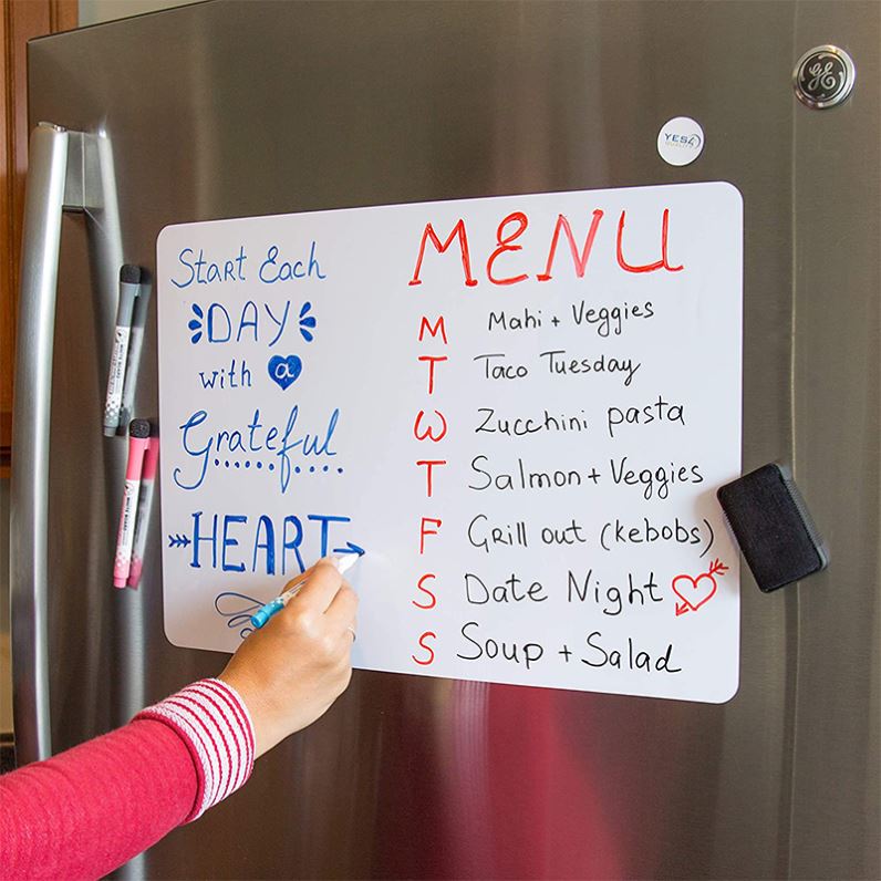 Magnetic Whiteboard Fridge Magnet Stickers Dry Erase Planner