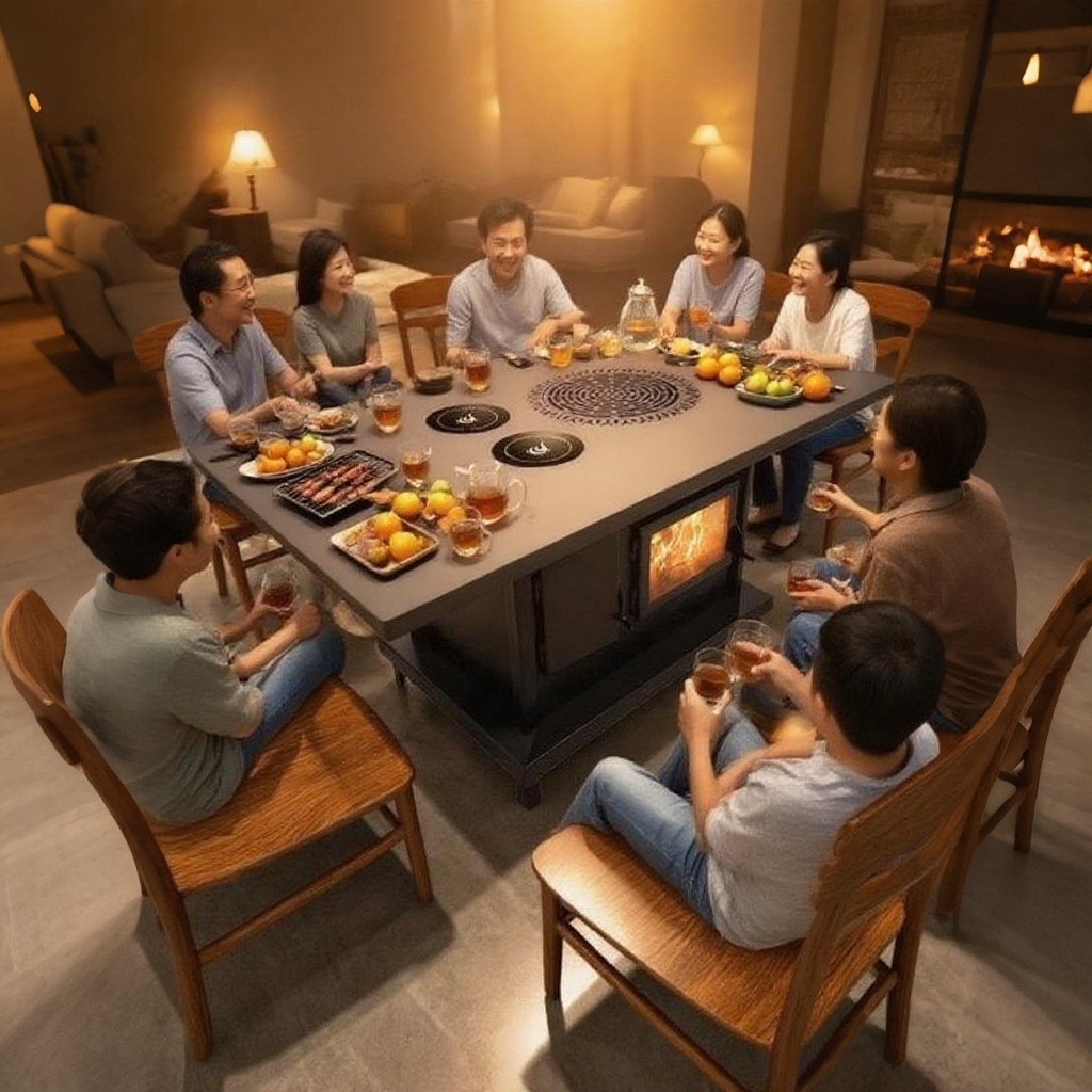 沃贝斯三面观火真火柴火取暖炉茶几客厅庭院花园室内外取暖烤火桌,户外/登山/野营/旅行用品,取暖炉,淘宝优惠券,粉丝福利购,淘宝优惠卷