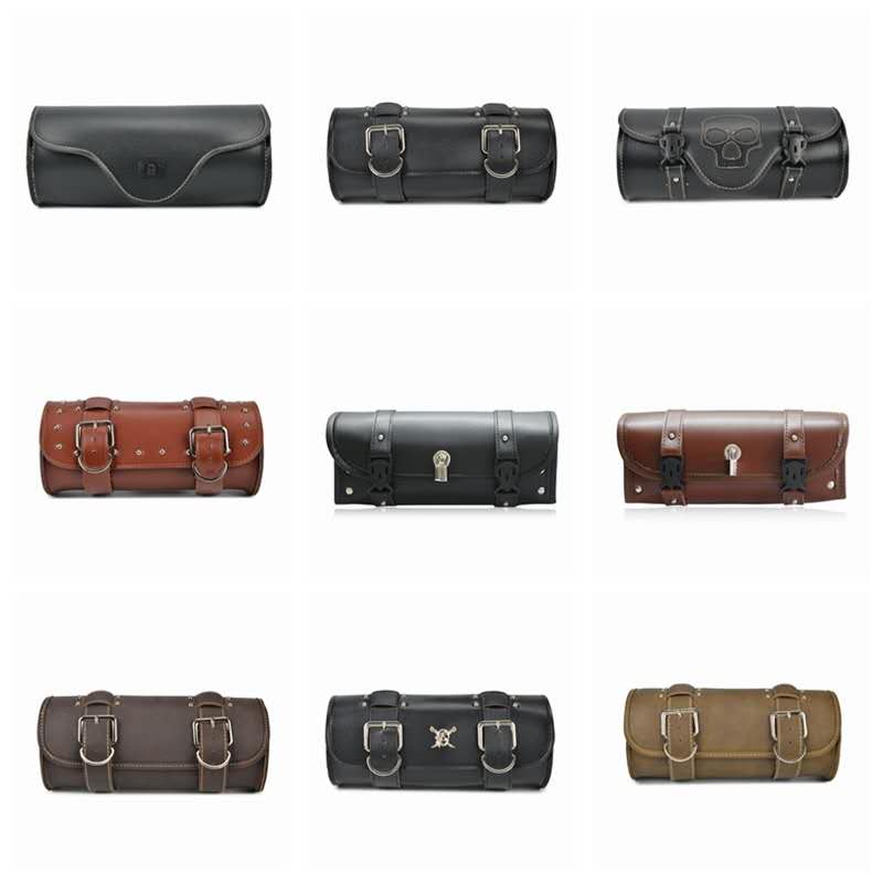 速发复古摩托车挂包电骑车哈雷改动装士包工具头包车前后边包通用