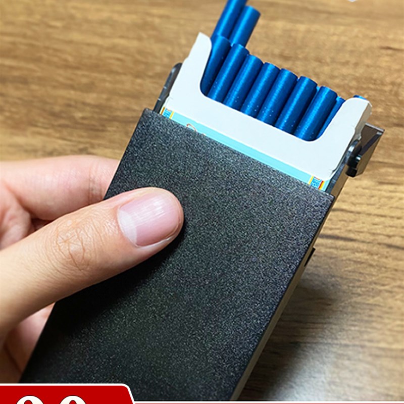 速发烟粗男 细支合并烟盒20细装便携支中盒支塑料软硬保护套防潮