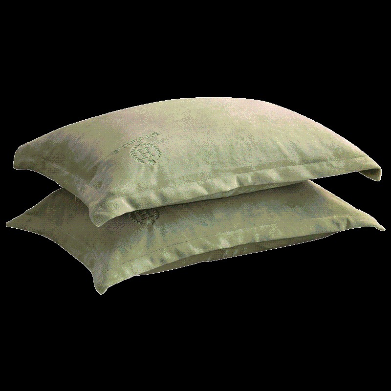 速发牛奶绒枕套一绒装男厚珊瑚绒纯色单人枕头套加法兰对枕芯套内