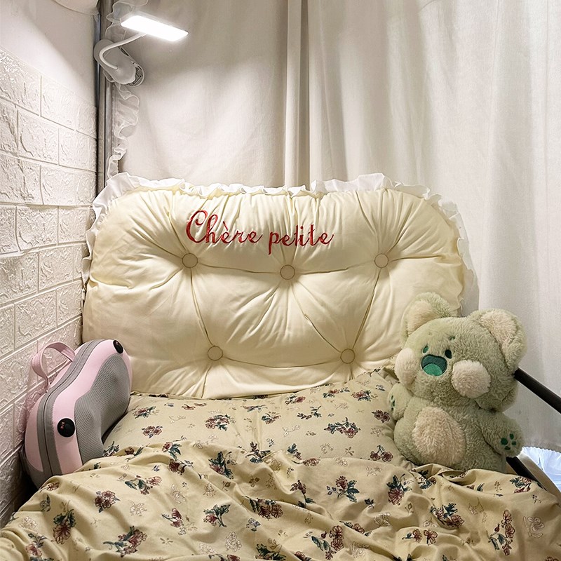 速发宿舍好枕床头靠垫软包单靠背大学生宿舍大人床枕头大抱枕物头