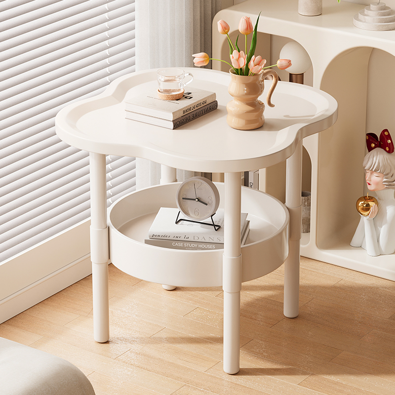 速发创意边几简约沙发小茶几边柜物油风奶子客厅移动置桌架小圆桌