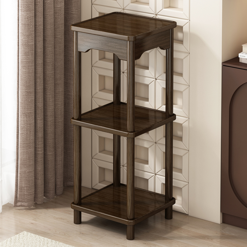 速发花架实木架层窗台花台客置物架落地式花盆多台厅花几盆景架